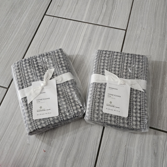 Pottery Barn Other - Pottery Barn Honey Comb Shams